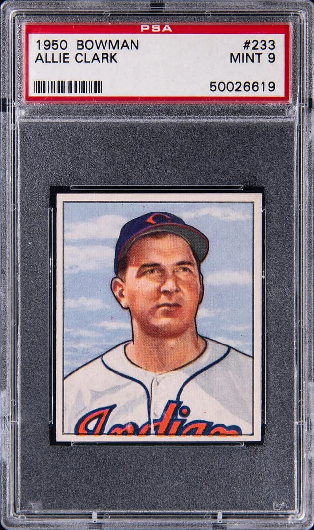 1950 Bowman Allie Clark #233 card image
