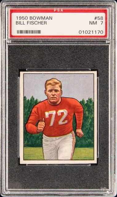 1950 Bowman Bill Fischer #58 card image