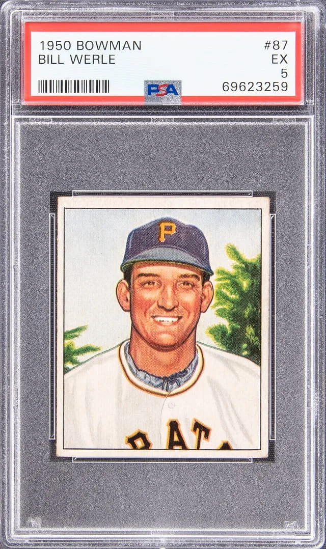 1950 Bowman Bill Werle #87 card image