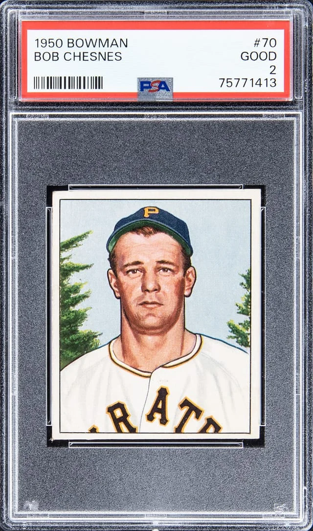 1950 Bowman Bob Chesnes #70 card image