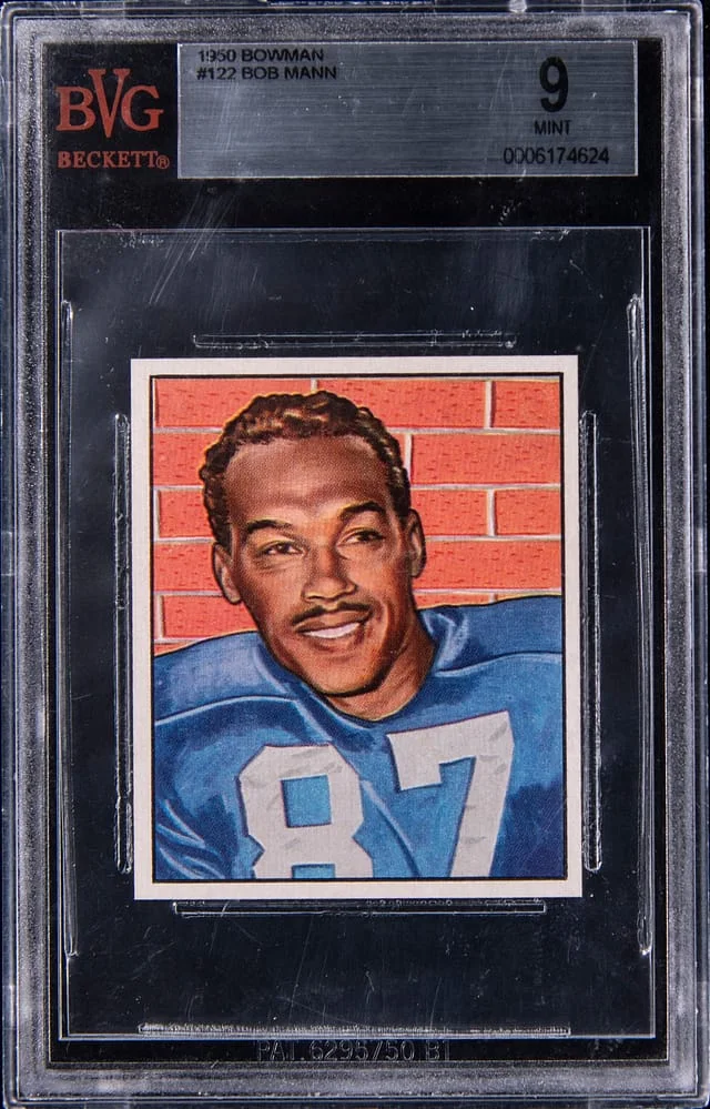 1950 Bowman Bob Mann #122 card image
