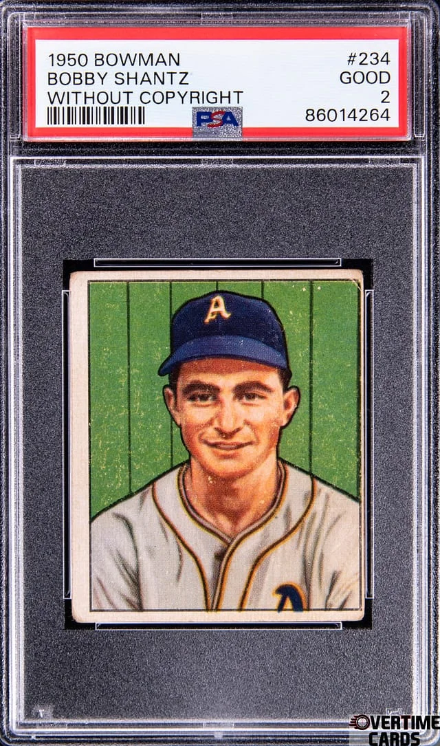 1950 Bowman Bobby Shantz, Without Copyright #234 card image