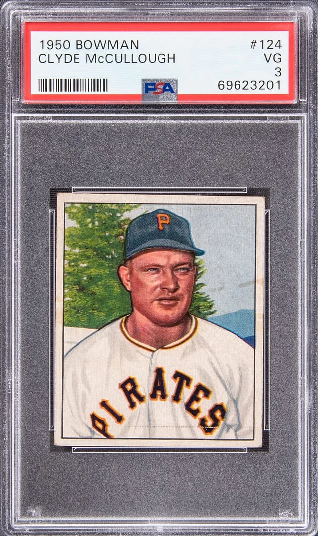 1950 Bowman Clyde McCullough #124 card image