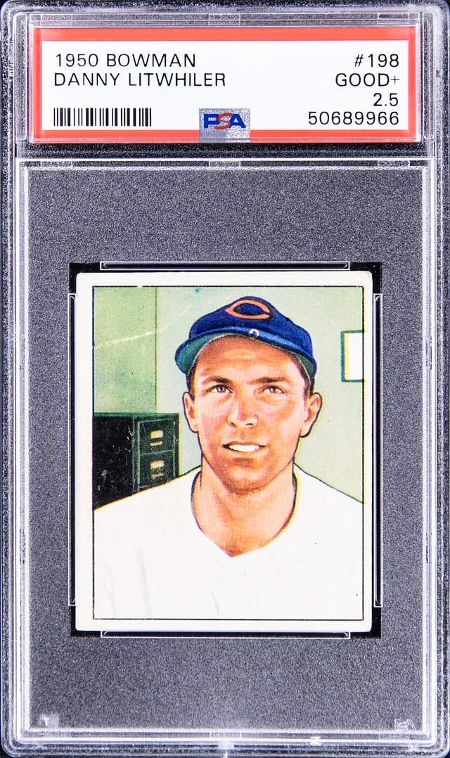 1950 Bowman Danny Litwhiler #198 card image