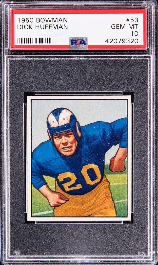 1950 Bowman Dick Huffman #53 card image