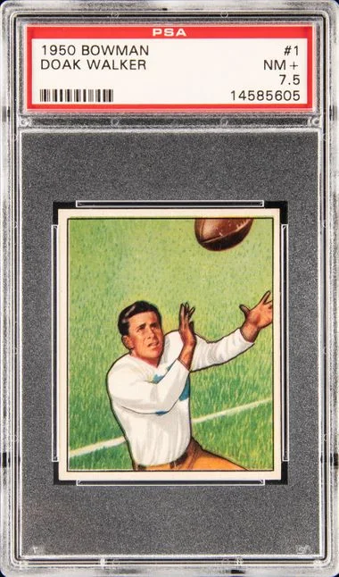 1950 Bowman Doak Walker #1 card image