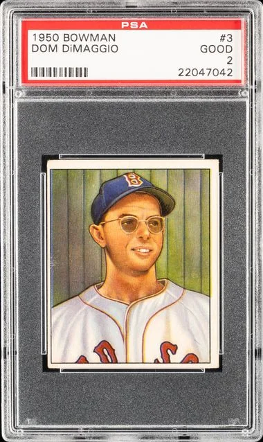 1950 Bowman Dom Dimaggio #3 card image