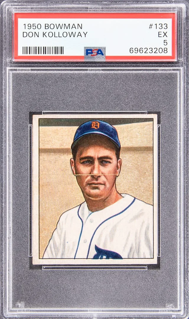 1950 Bowman Don Kolloway #133 card image