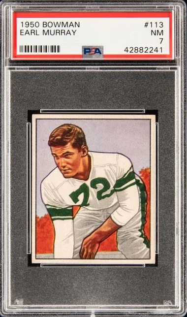 1950 Bowman Earl Murray #113 card image
