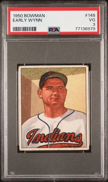 1950 Bowman Early Wynn #148 card image
