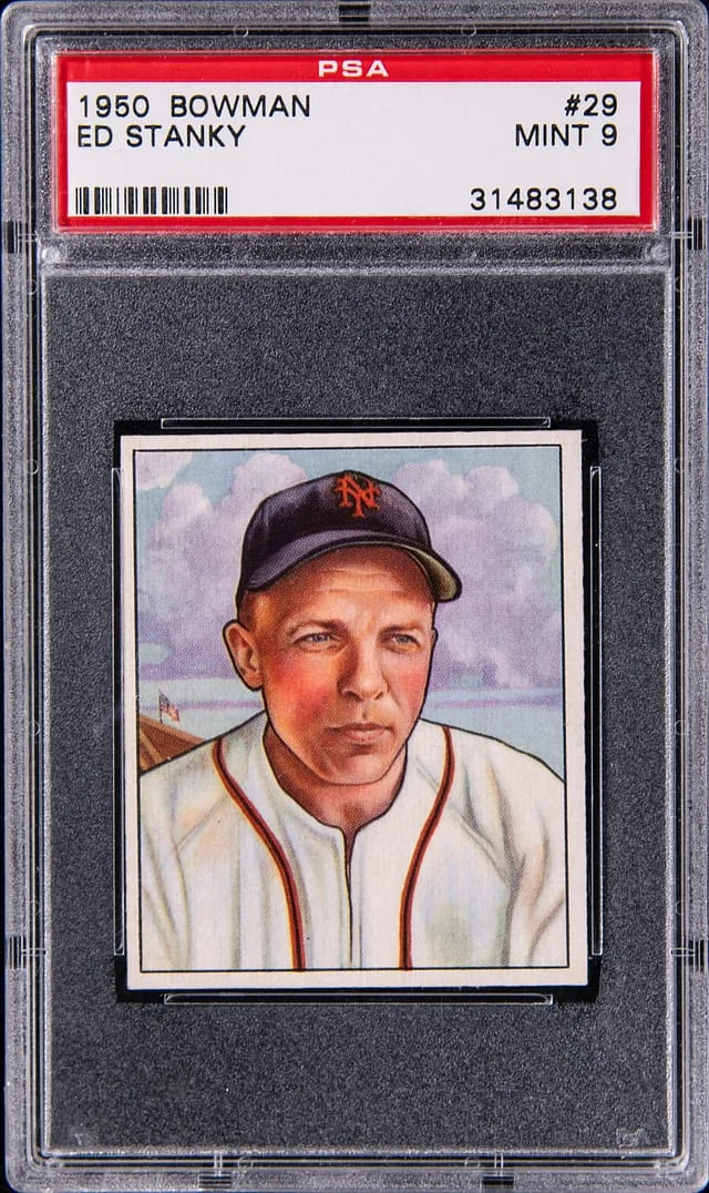 1950 Bowman Ed Stanky #29 card image