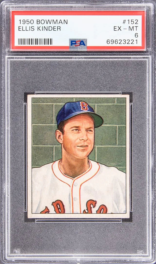 1950 Bowman Ellis Kinder #152 card image