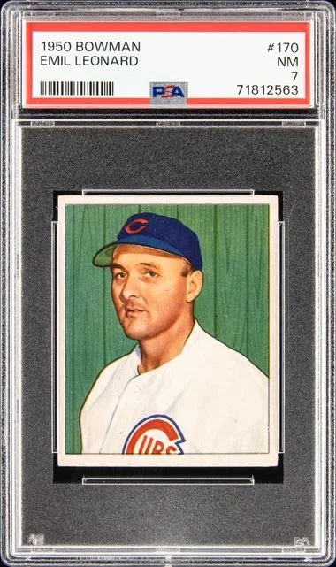 1950 Bowman Emil Leonard #170 card image