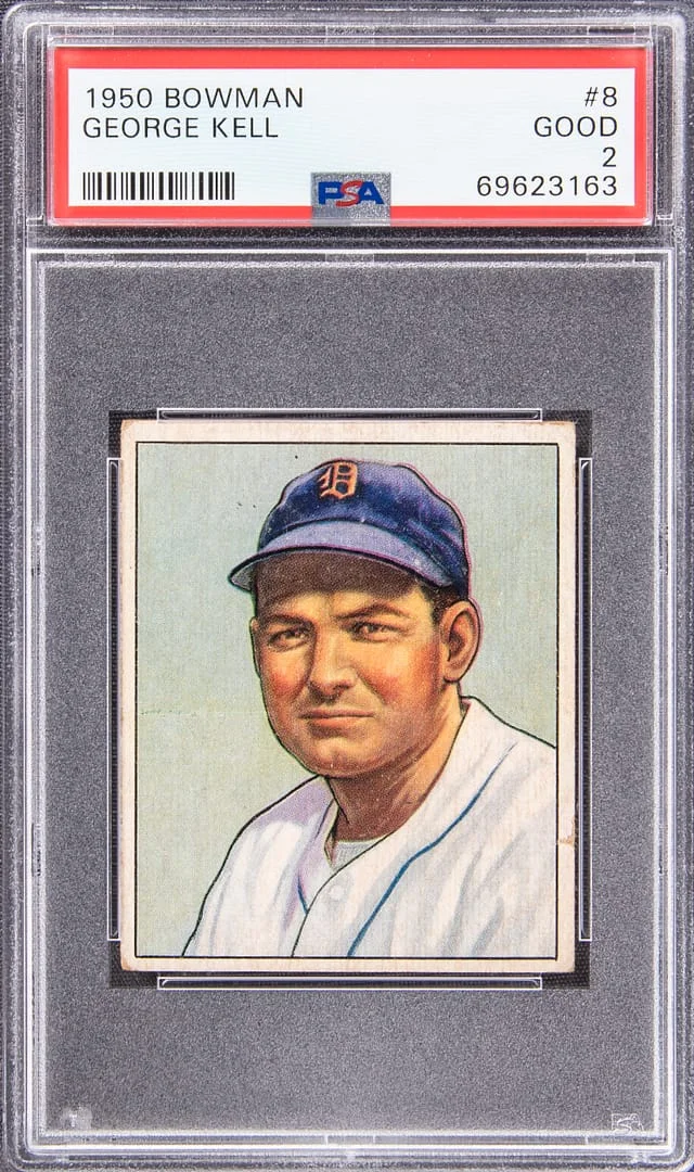 1950 Bowman George Kell #8 card image
