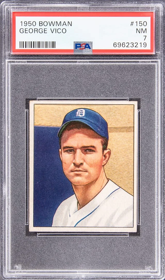 1950 Bowman George Vico #150 card image