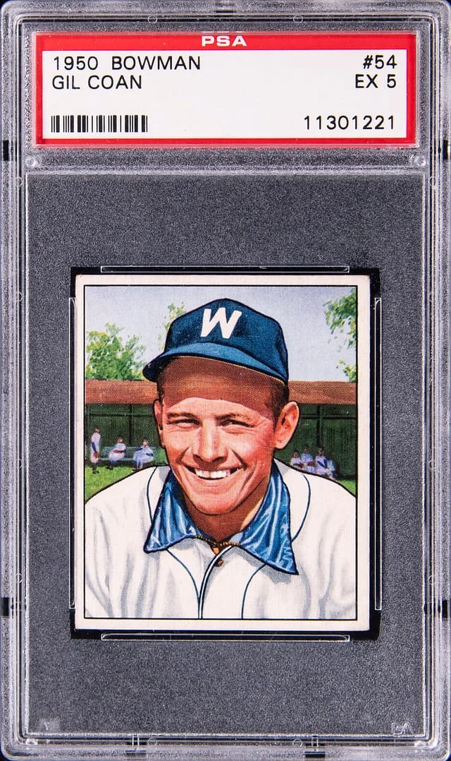 1950 Bowman Gil Coan #54 card image