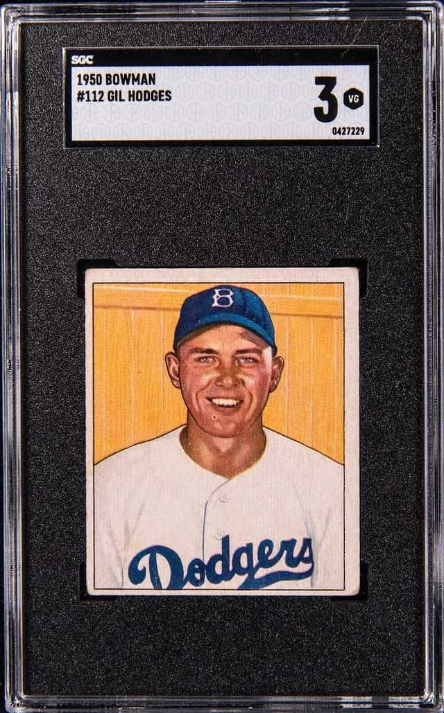 1950 Bowman Gil Hodges #112 card image