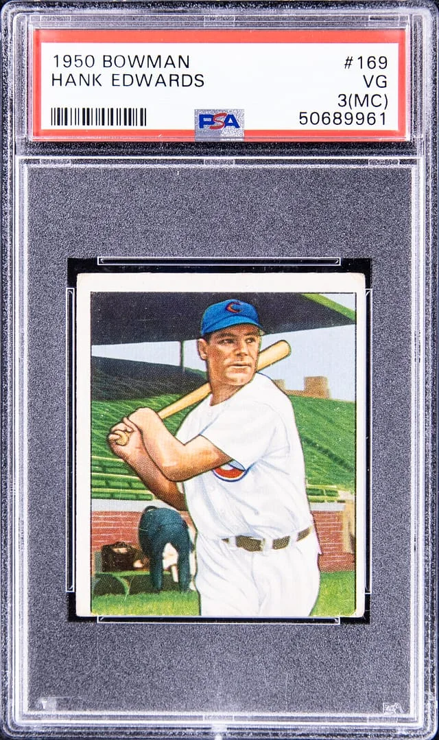 1950 Bowman Hank Edwards #169 card image