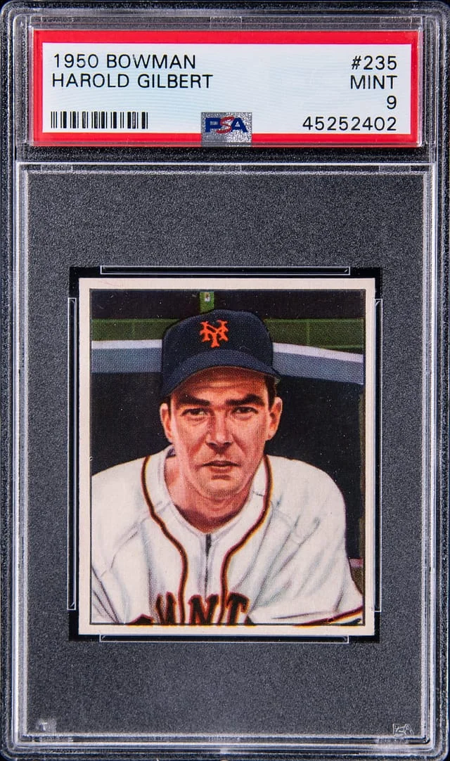 1950 Bowman Harold Gilbert #235 card image