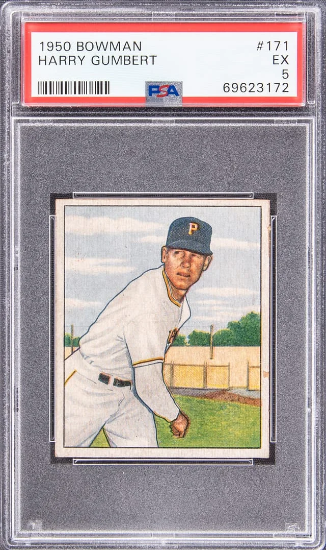 1950 Bowman Harry Gumbert #171 card image