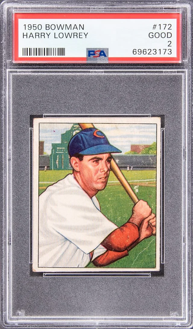 1950 Bowman Harry Lowrey #172 card image