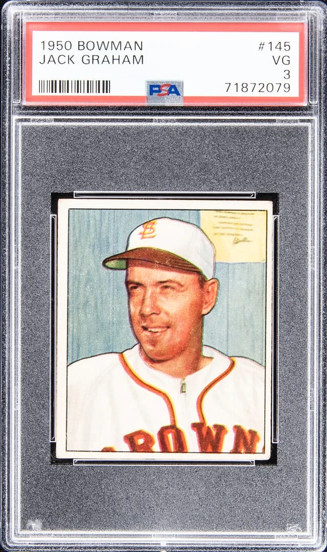 1950 Bowman Jack Graham #145 card image