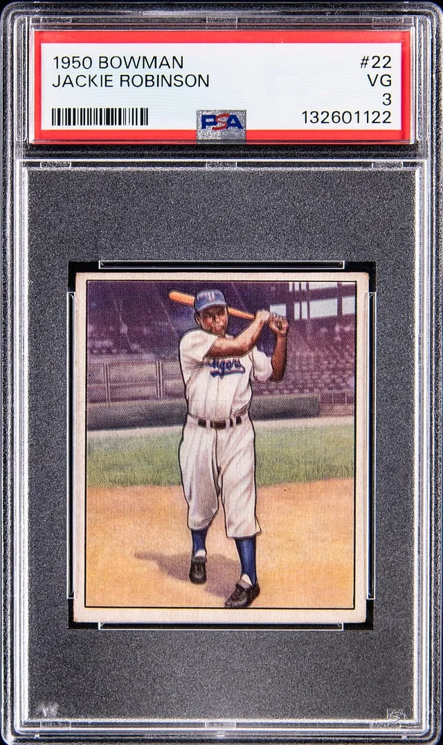 1950 Bowman Jackie Robinson #22 card image