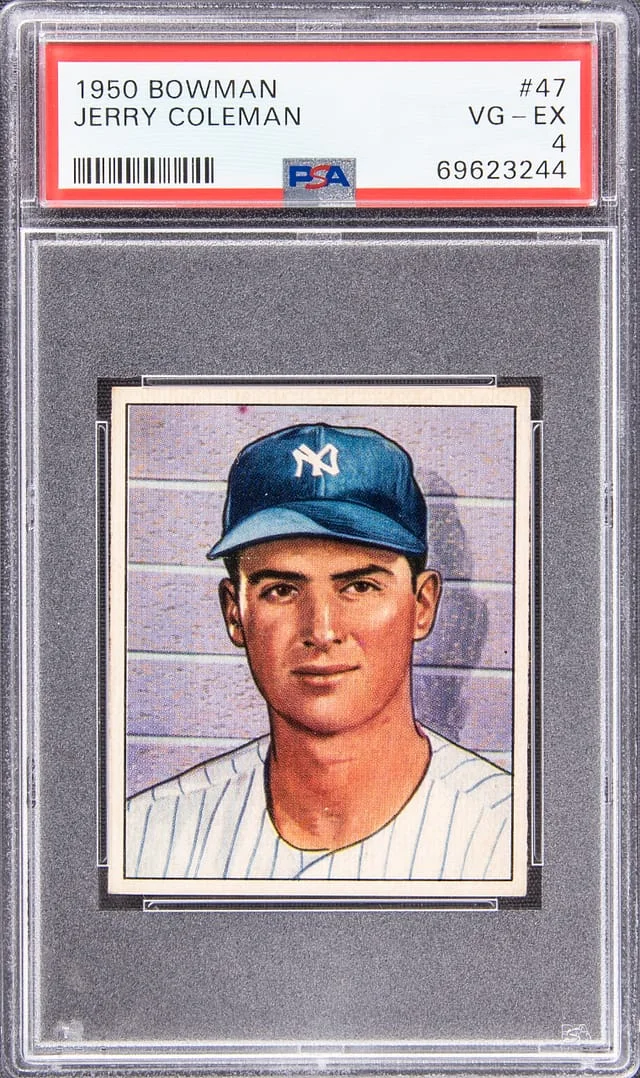 1950 Bowman Jerry Coleman #47 card image