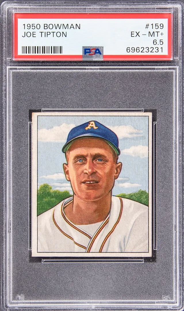 1950 Bowman Joe Tipton #159 card image