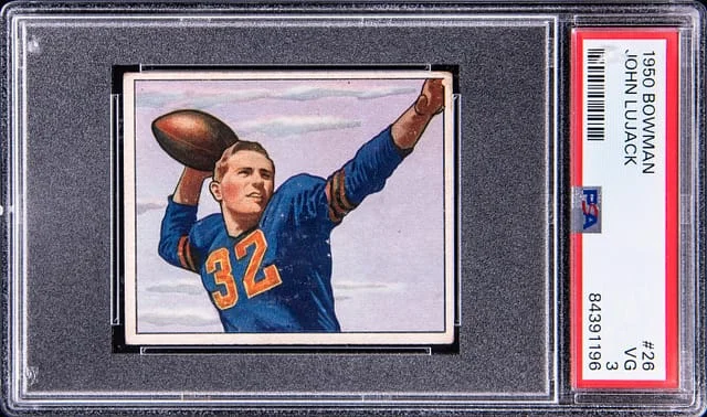 1950 Bowman John Lujack #26 card image