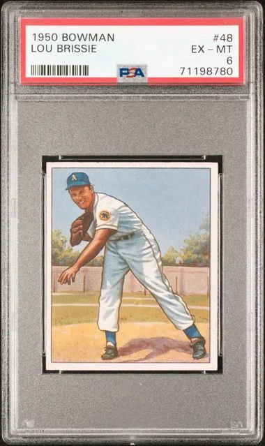 1950 Bowman Lou Brissie #48 card image