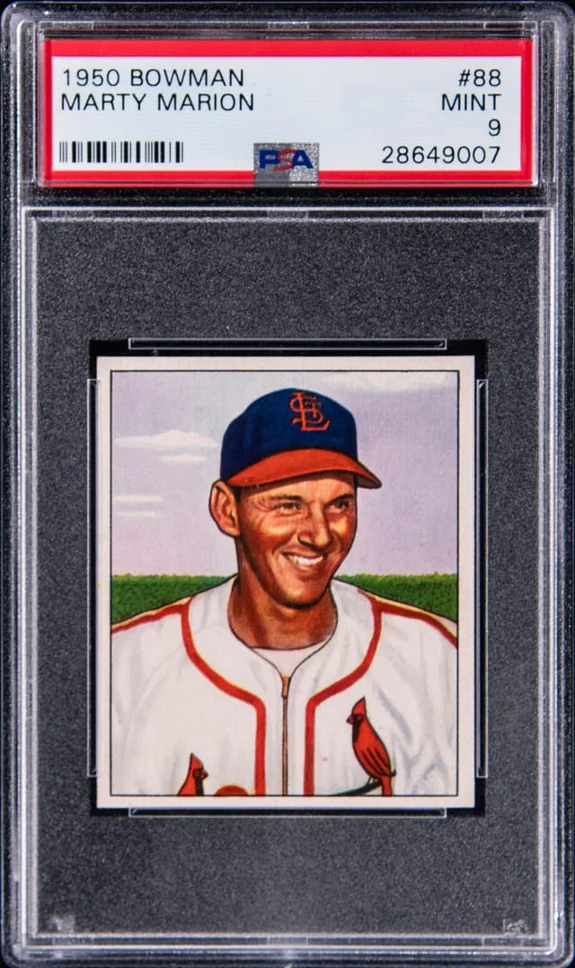 1950 Bowman Marty Marion #88 card image