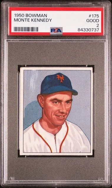 1950 Bowman Monte Kennedy #175 card image