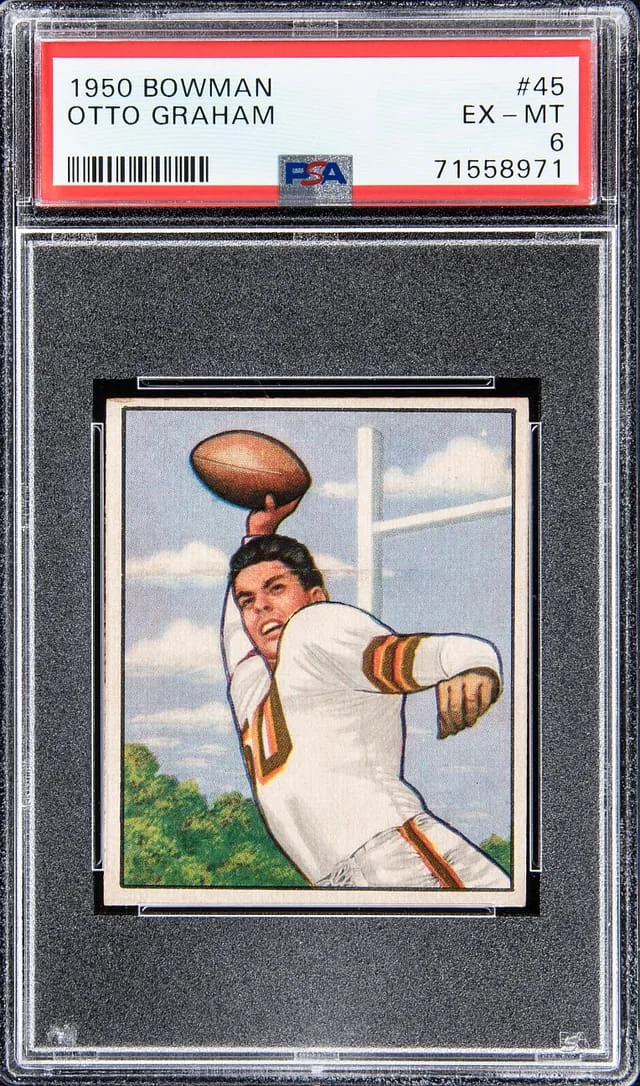 1950 Bowman Otto Graham #45 card image