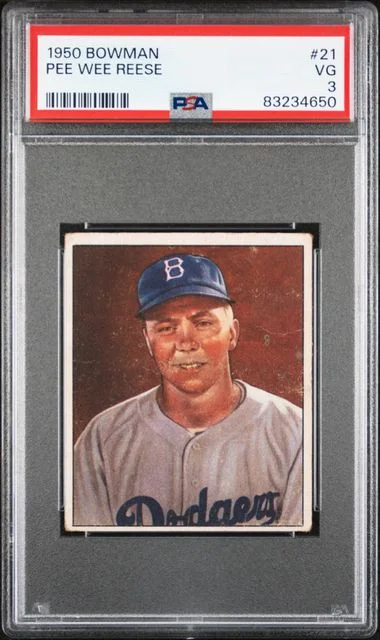 1950 Bowman Pee Wee Reese #21 card image