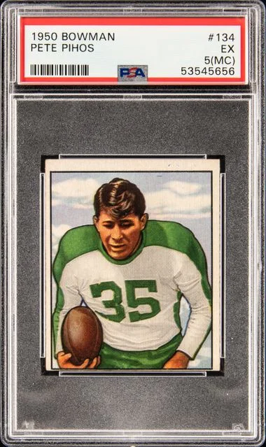 1950 Bowman Pete Pihos #134 card image