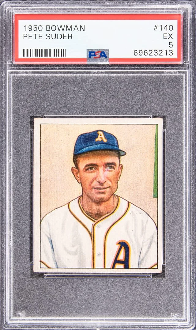 1950 Bowman Pete Suder #140 card image