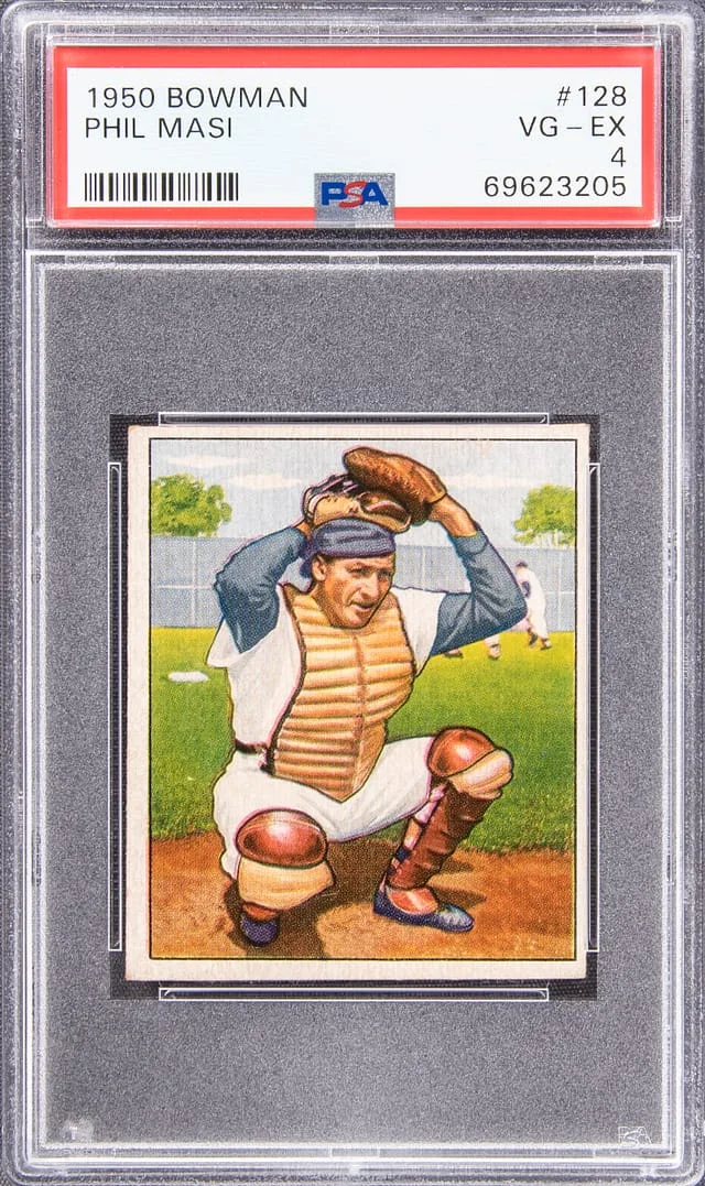 1950 Bowman Phil Masi #128 card image