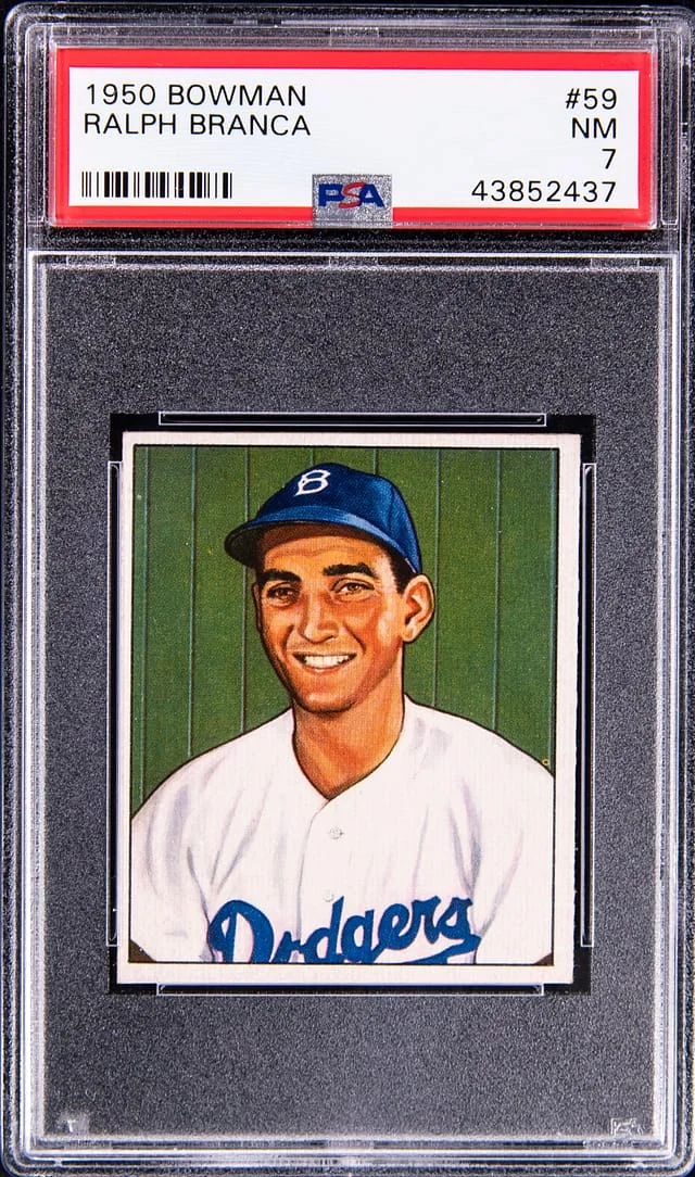 1950 Bowman Ralph Branca #59 card image