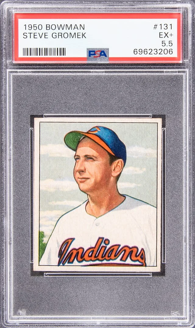 1950 Bowman Steve Gromek #131 card image