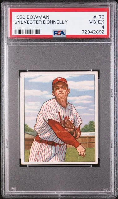 1950 Bowman Sylvester Donnelly #176 card image