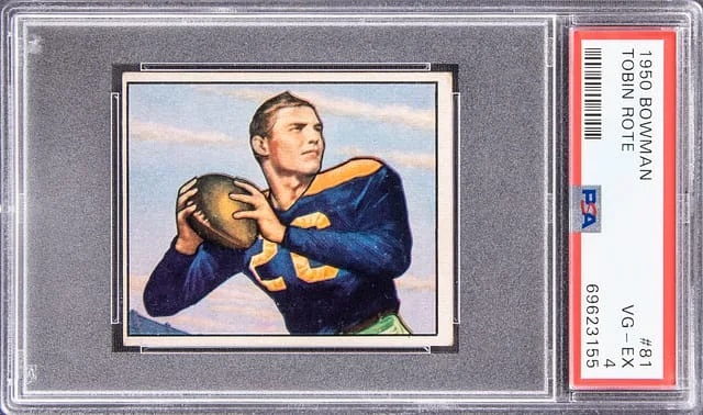 1950 Bowman Tobin Rote #81 card image