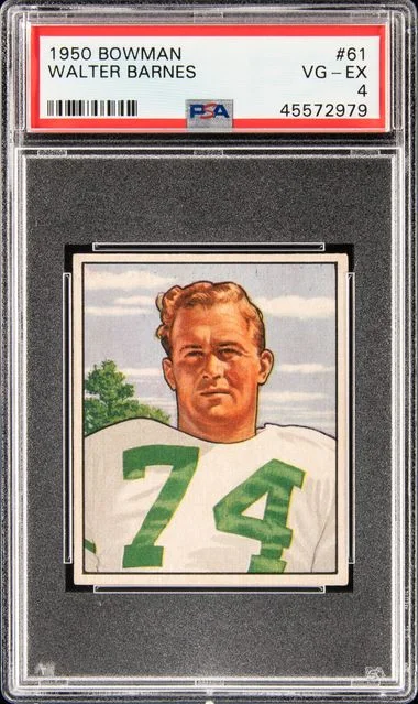 1950 Bowman Walter Barnes #61 card image
