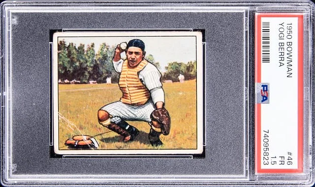 1950 Bowman Yogi Berra #46 card image