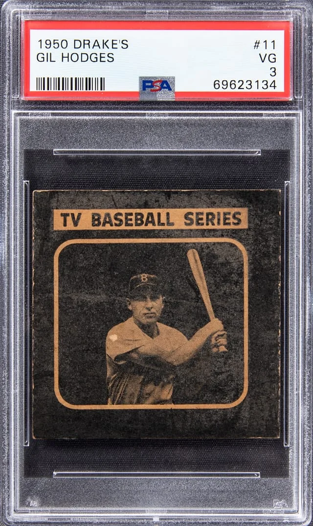 1950 Drake's Gil Hodges #11 card image