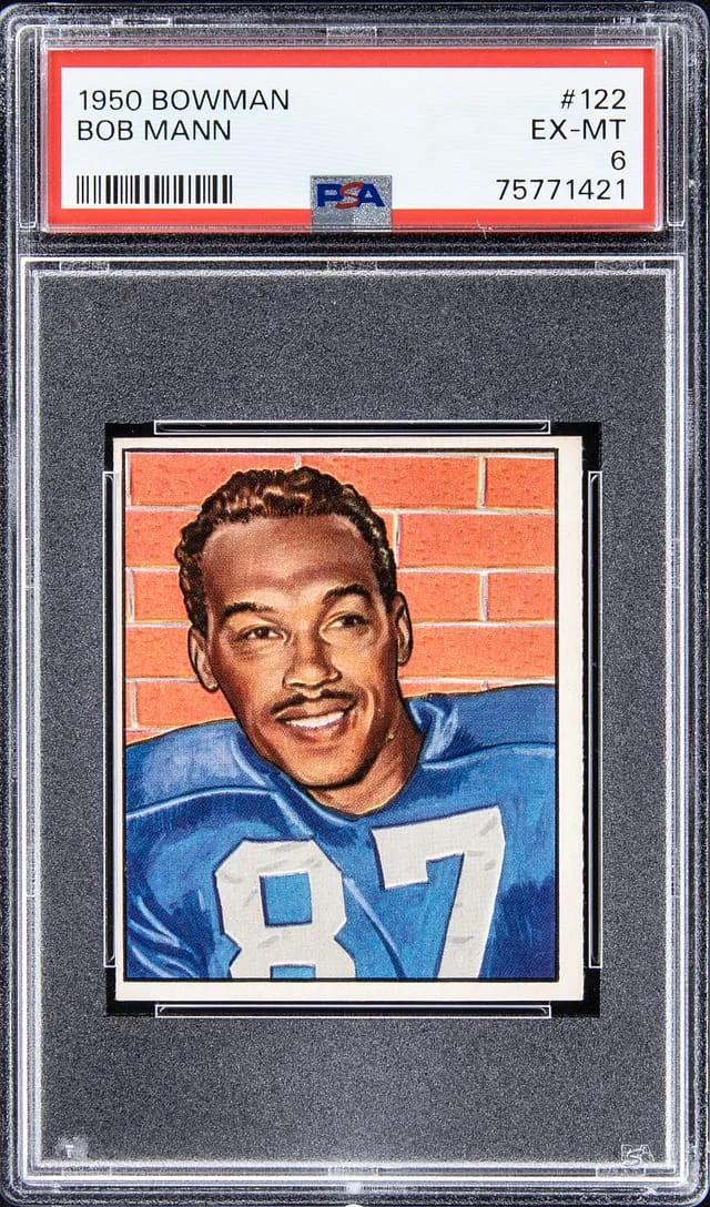 1950 Topps Bob Mann #122 card image