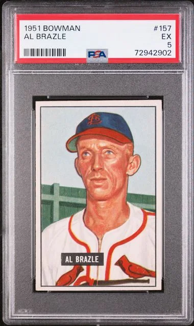 1951 Bowman Al Brazle #157 card image