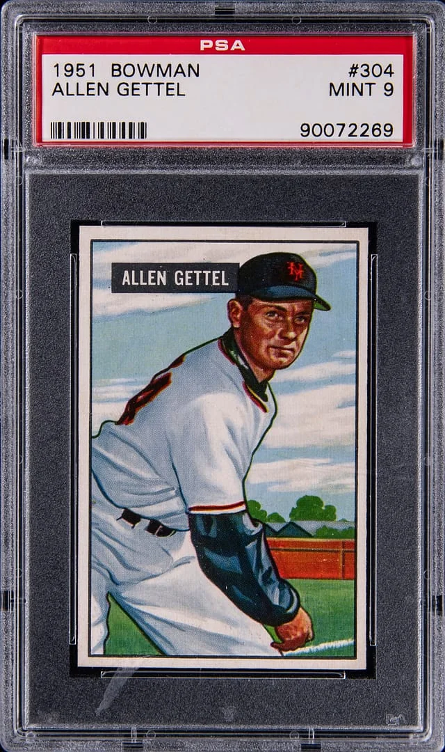 1951 Bowman Allen Gettel #304 card image