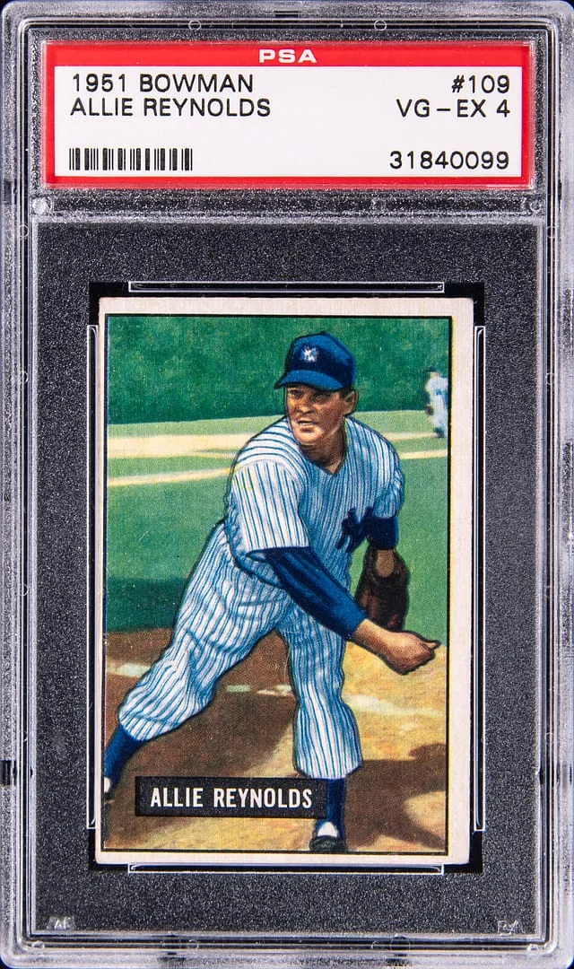 1951 Bowman Allie Reynolds #109 card image