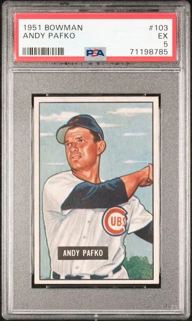 1951 Bowman Andy Pafko #103 card image